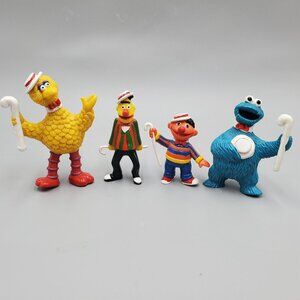 Sesame Street Music in the Park Pvc Figures Lot Tara Toy Bert Ernie Cookie